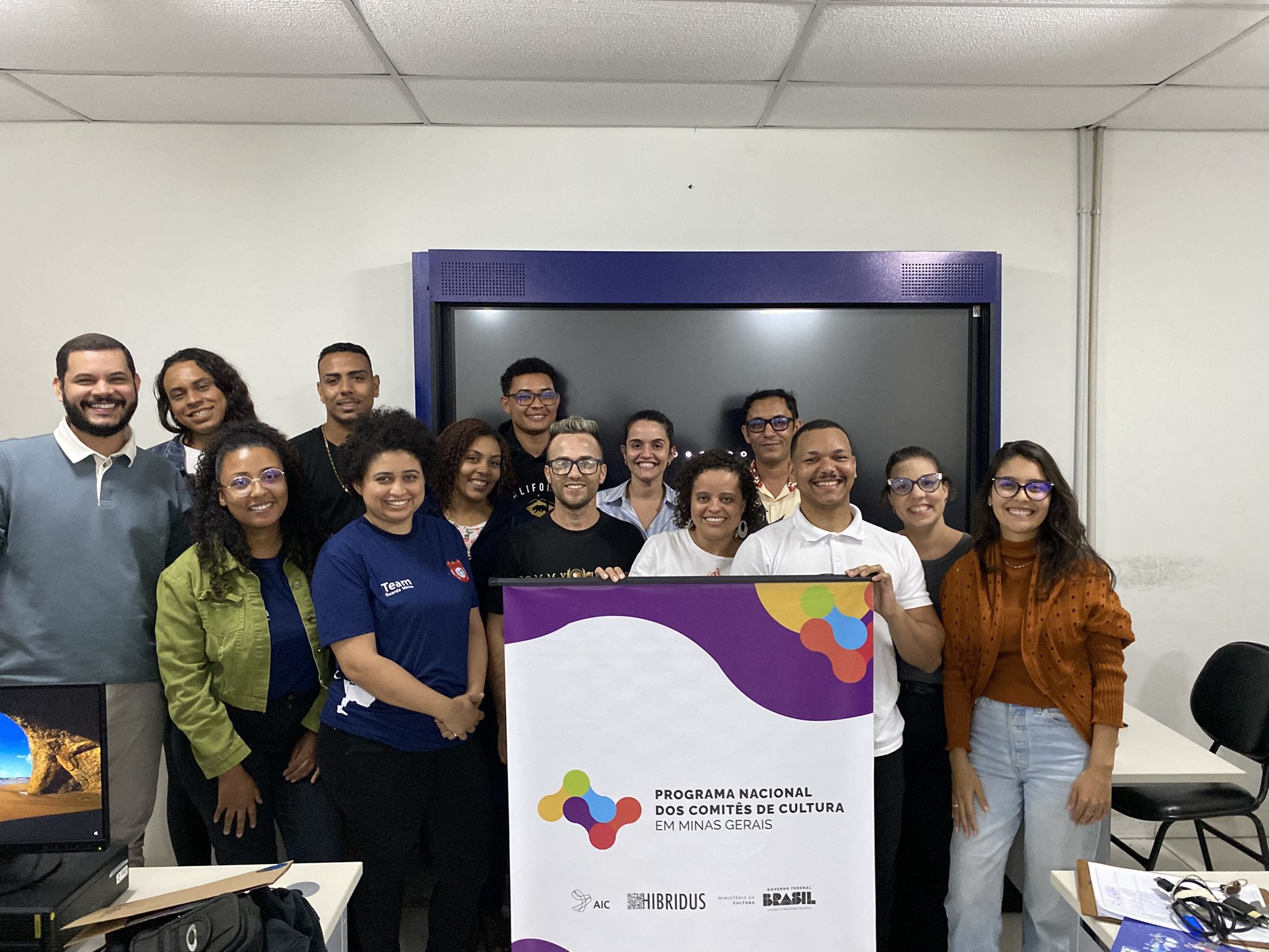 Participantes de ação anterior do Programa Nacional dos Comitês de Cultura em Minas Gerais, em foto de acervo